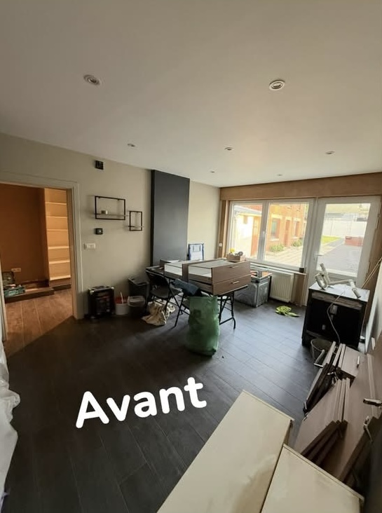 Séjour avant rénovation intérieure