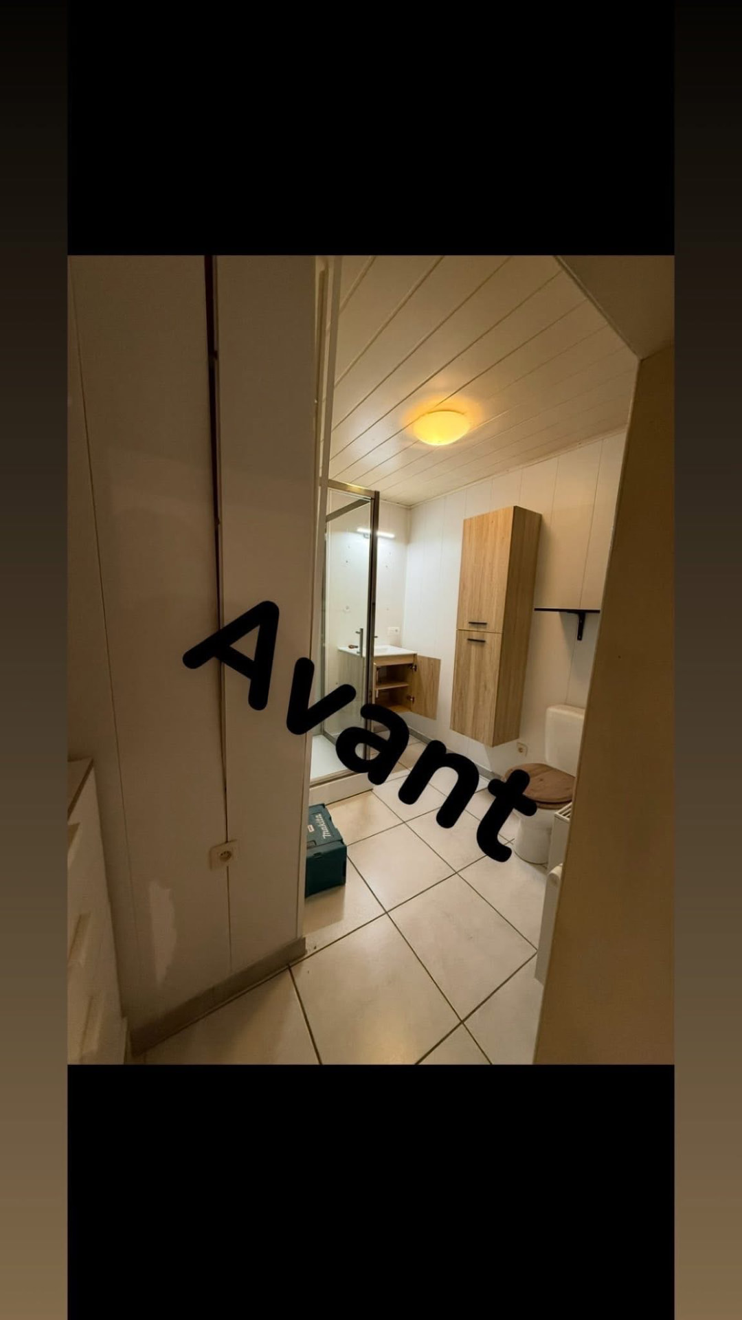 Salle de bain avant rénovation complète