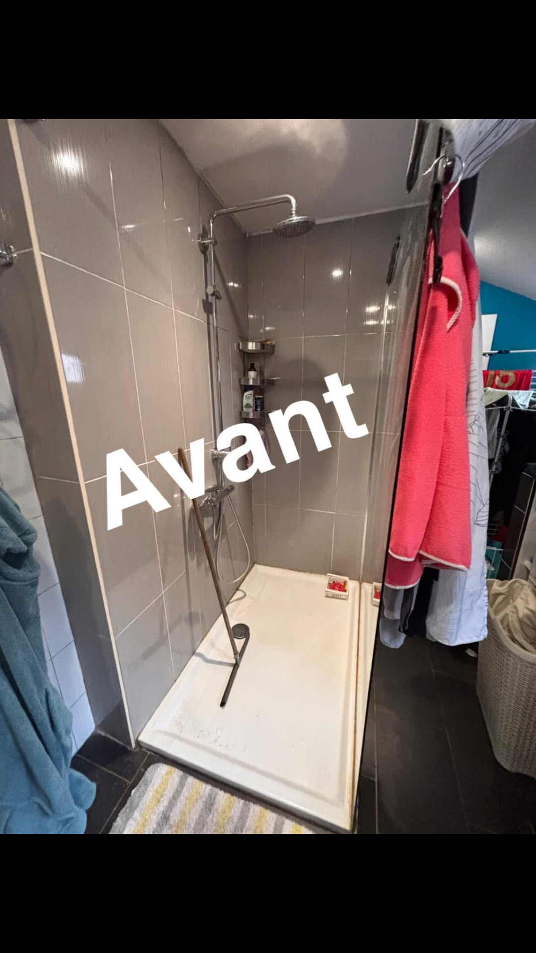 Ancienne douche avant rénovation