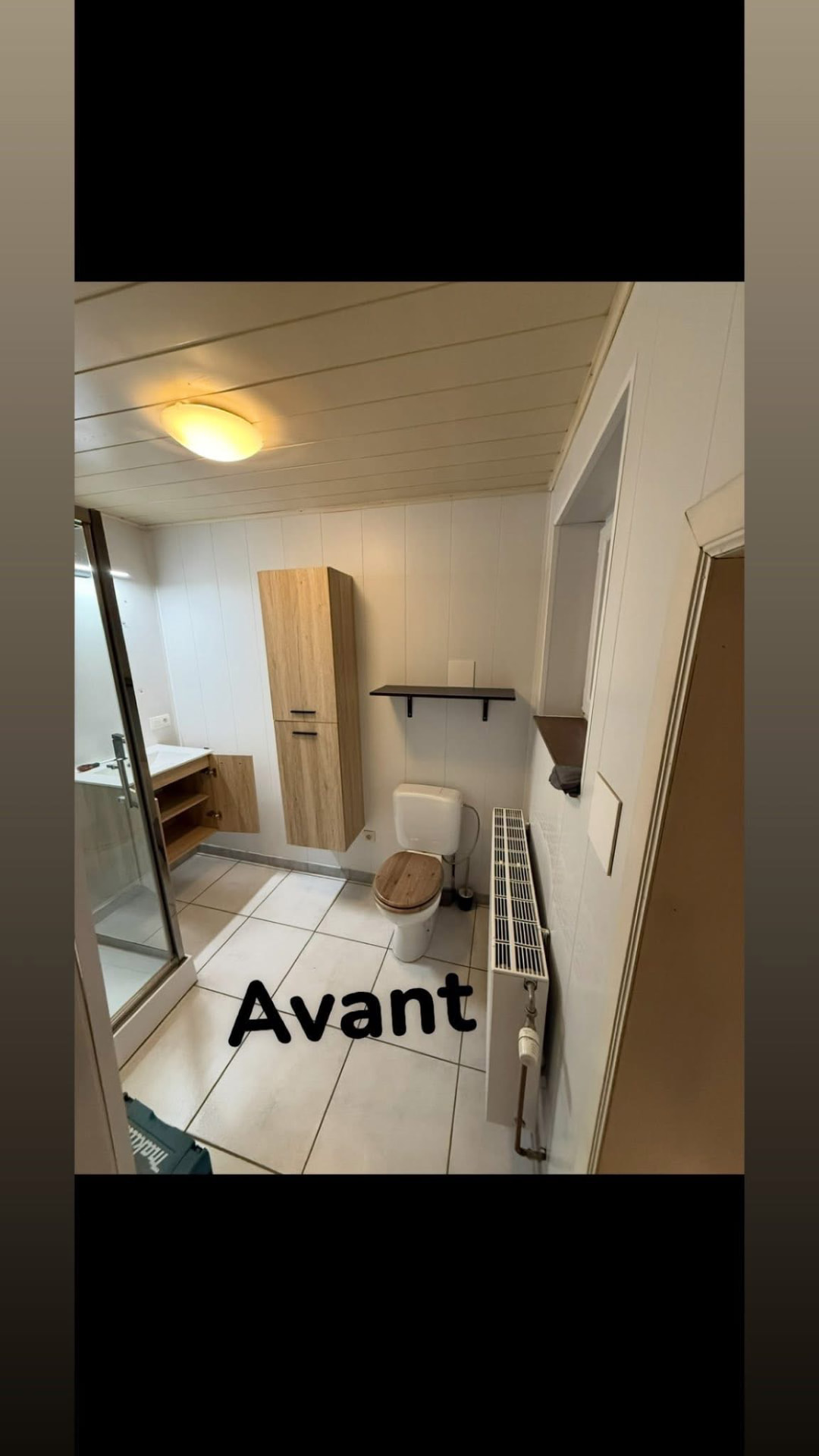 Salle de bain avant transformation complète
