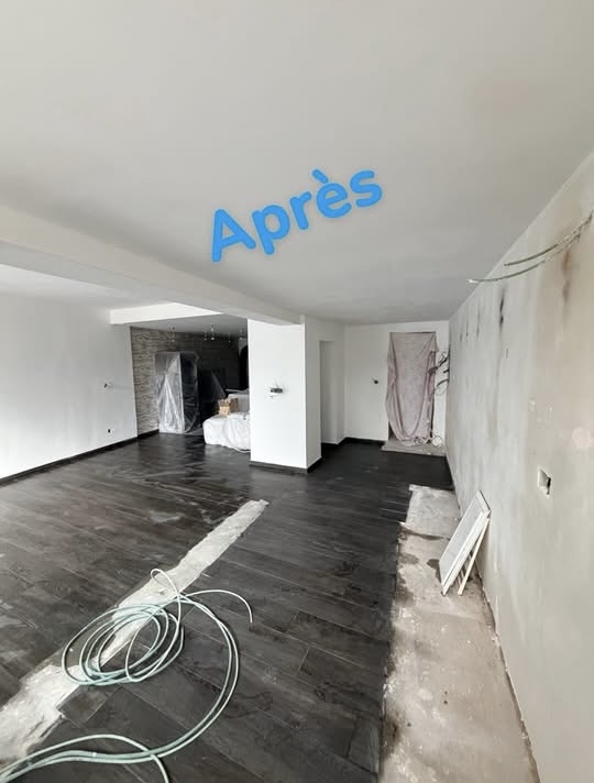Séjour après rénovation intérieure